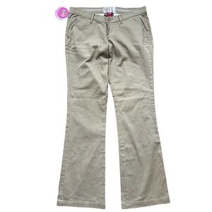 GLO Jeans Y2K Vintage Retro Tan Flare Wide Leg Chic Style Women’s 7 Streetwear